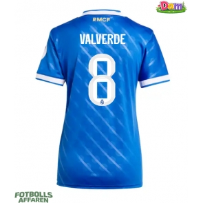 Real Madrid Federico Valverde #8 Tredje Tröja Kvinnor 2025-26 Kortärmad